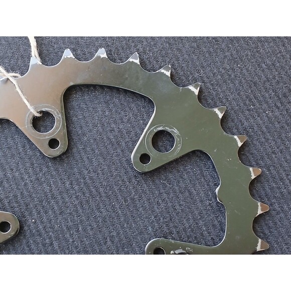 VINTAGE BLACK SHIMANO SG E-30 TOOTH CHAINRING - SMALL CHAINRING TREK 750 BIKE - Picture 4 of 8